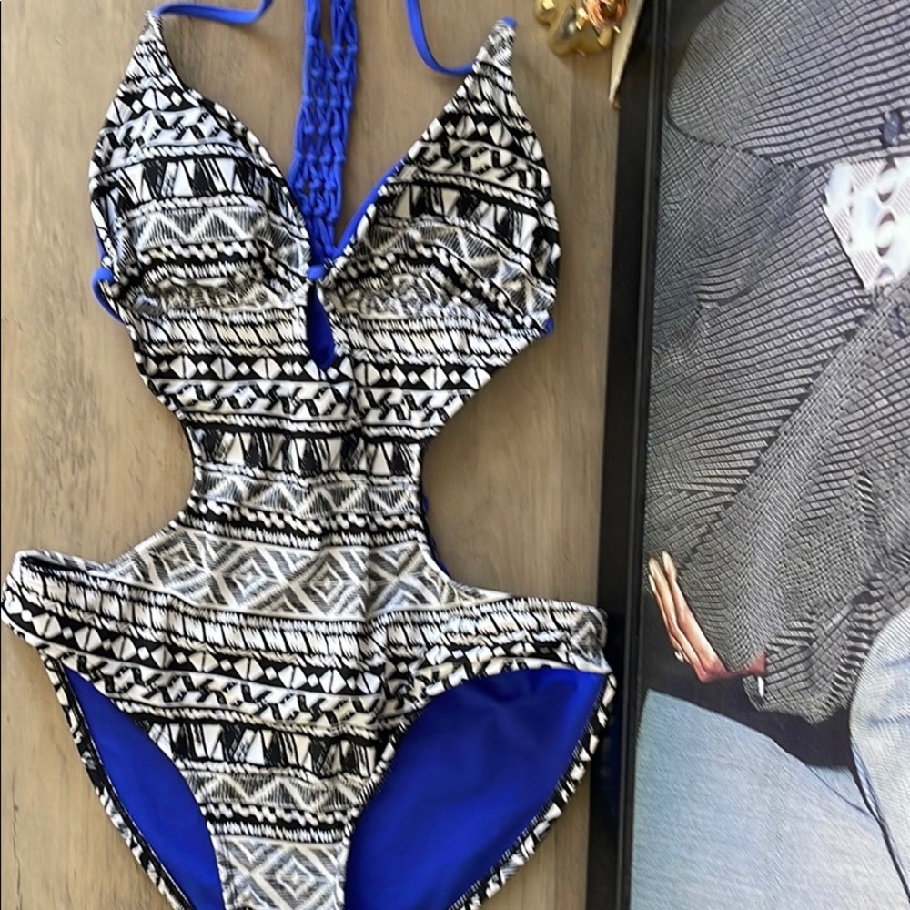Black and white one piece